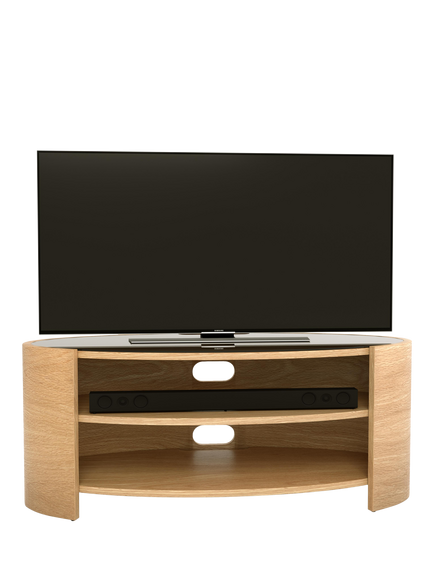 Tom Schneider Elliptic Deluxe 100cm Media Unit, Oak