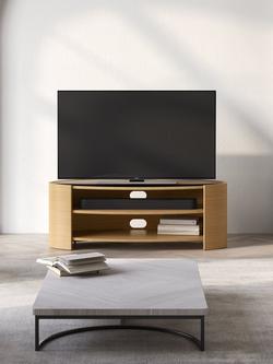 Tom Schneider Elliptic Deluxe 100cm Media Unit - view 2, Oak
