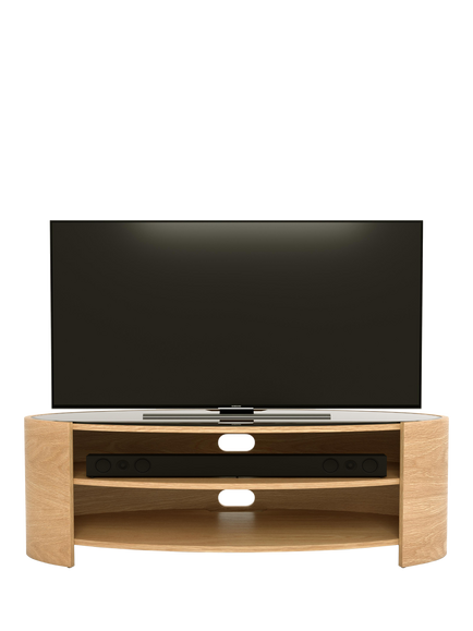 Tom Schneider Elliptic Deluxe 125cm Media Unit, Oak