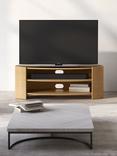 Tom Schneider Elliptic Deluxe 125cm Media Unit, Oak