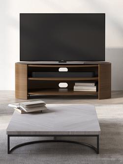 Tom Schneider Elliptic Deluxe 100cm Media Unit - view 2, Walnut