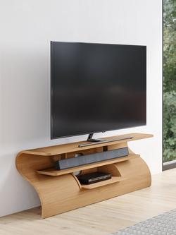 Tom Schneider Surge 135cm Media Unit - view 2, Oak
