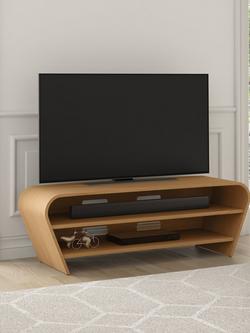 Tom Schneider Taper 125cm Media Unit - view 2, Oak