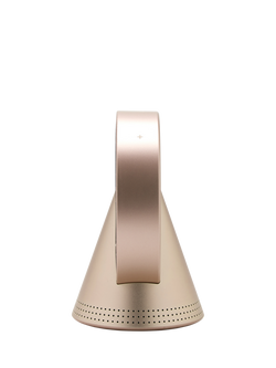 Lexon Conic Digital Alarm Clock with FM Radio & Bluetooth Speaker - view 2, Golden Honey