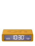 Lexon Flip Classic LCD Digital Alarm Clock, Yellow