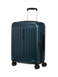 Samsonite Fyrm 4-Wheel Spinner 55cm Cabin Case, 46L, Steel Blue