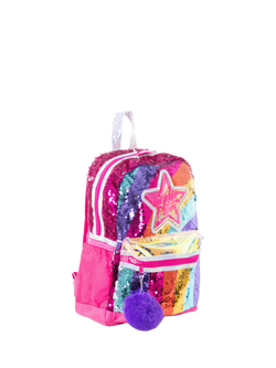 Skechers Kids' Twinkle Toes Sequin Backpack, Rainbow - view 2, Rainbow