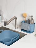 ReBorn Washing Up Bowl and Sink Tidy Set, Deep Blue