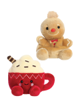 Aurora World Palm Pals Gino Gingerbread & Cassia Hot Cocoa Soft Toy