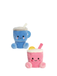 Aurora World Palm Pals Cliff Travel Cup & Zelie Pink Lemonade Plush Soft Toys