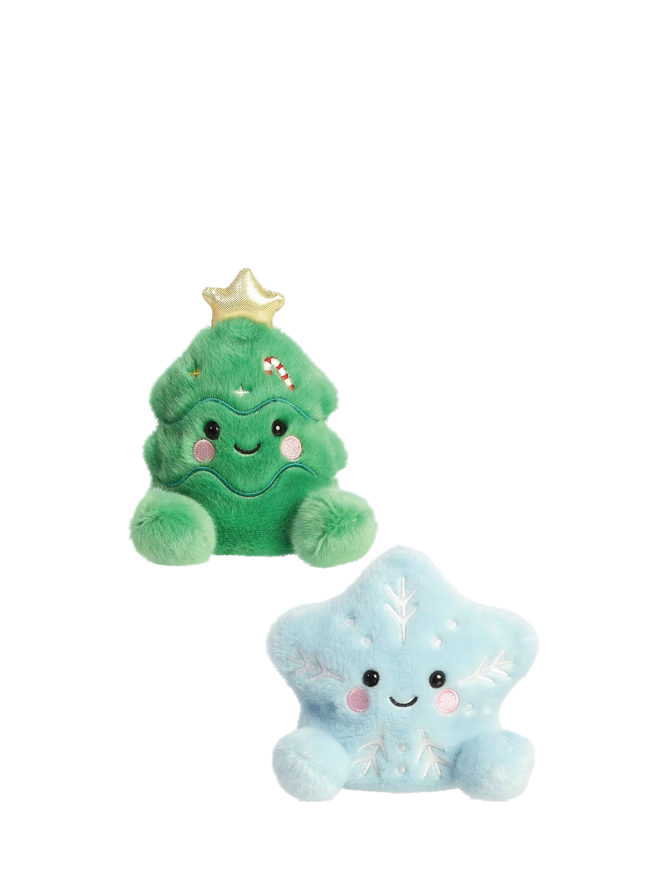 Aurora World Palm Pals Frosty Snowflake & Jubilee Tree Soft Toy