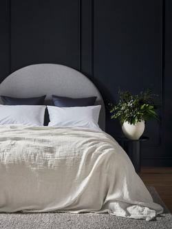 Bedfolk Linen & Cotton Throw, Clay