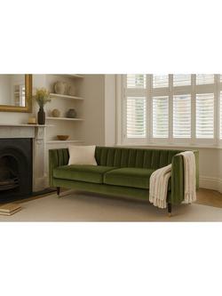Swyft Model X02 Large 3 Seater Sofa - view 2, Velvet Vine