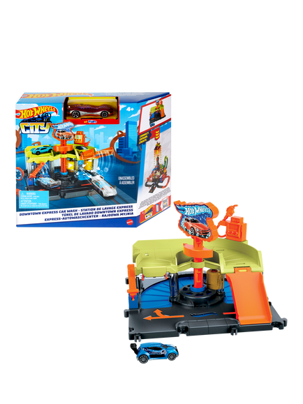 Hot Wheels City Downtown Express Car Wash, Multi