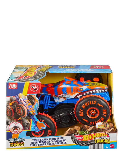 Hot Wheels Monster Trucks Tiger Shark Climber RC, Multi