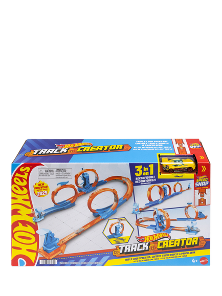 Hot Wheels Track Creator Triple Loop Pack, Multi