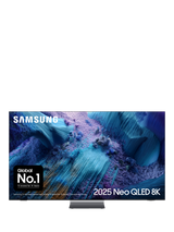 Samsung QE75QN990F (2025) Neo QLED Mini LED HDR 8K Ultra HD Smart AI TV, 75 inch with Dolby Atmos & Infinity Air Design with Wireless One Connect Box, Black