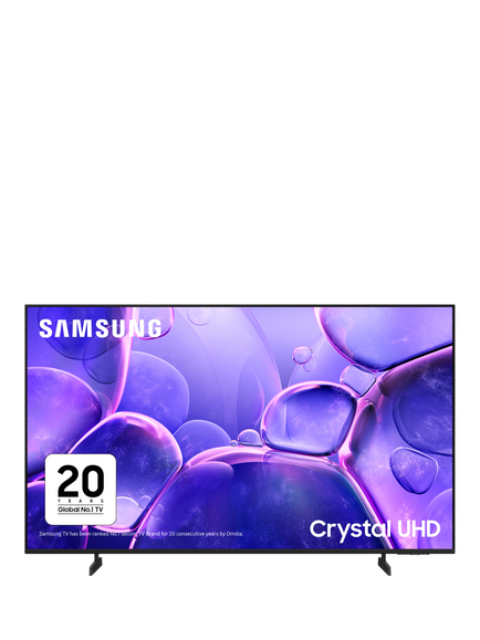 Samsung UE50U8000F (2025) LED HDR 4K Ultra HD Smart TV, 50 inch, Black, Black