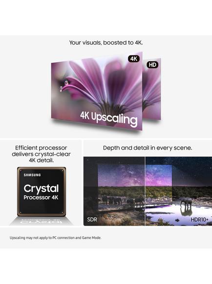 Samsung UE50U8000F (2025) LED HDR 4K Ultra HD Smart TV, 50 inch, Black - view 2, Black