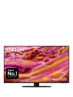 Samsung QE43QN90F (2025) Neo QLED Mini LED HDR 4K Ultra HD Smart AI TV, 43 inch with Dolby Atmos, Black, Black