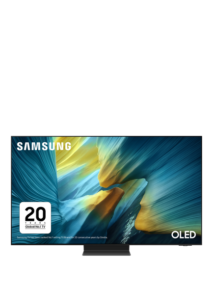 Samsung QE65S95F (2025) OLED HDR 4K Ultra HD Smart AI TV, 65 inch with Dolby Atmos & Infinity One Design with One Connect Box, Black, Black