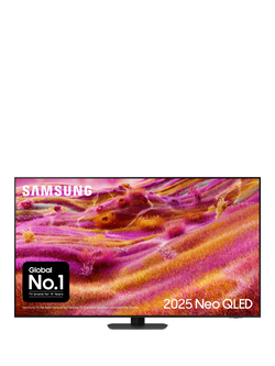 Samsung QE75QN90F (2025) Neo QLED Mini LED HDR 4K Ultra HD Smart AI TV, 75 inch with Dolby Atmos, Black, Black
