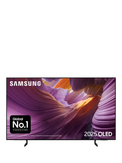 Samsung QE77S85F (2025) OLED HDR 4K Ultra HD Smart AI TV, 77 inch with Dolby Atmos, Black, Black