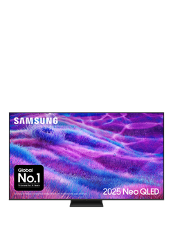 Samsung QE85QN80F (2025) Neo QLED Mini LED HDR 4K Ultra HD Smart AI TV, 85 inch with Dolby Atmos, Black, Black
