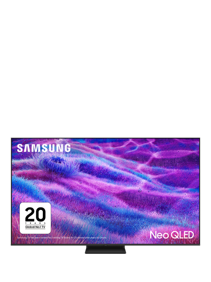 Samsung QE85QN80F (2025) Neo QLED Mini LED HDR 4K Ultra HD Smart AI TV, 85 inch with Dolby Atmos, Black, Black