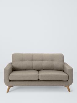 John Lewis Barbican Large 3 Seater Sofa, Light Leg - view 2, Aqua Clean Aston Natural