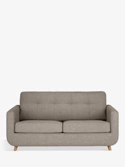 John Lewis Barbican Medium 2 Seater Sofa, Light Leg, Aqua Clean Aston Natural