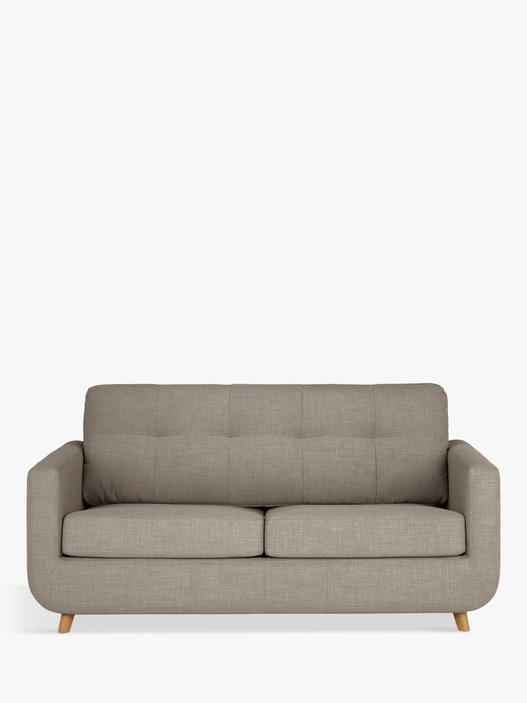Barbican Range, John Lewis Barbican Medium 2 Seater Sofa Bed, Light Leg, Aquaclean Aston Natural