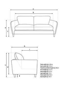 John Lewis Hamilton Small 2 Seater Sofa, Dark Leg - view 2, Khaki Chenille