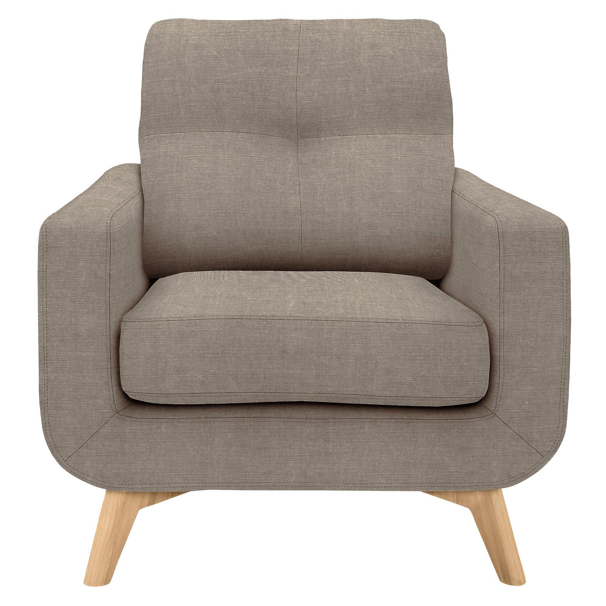 Barbican Range, John Lewis Barbican Armchair, Light Leg, Aquaclean Aston Natural