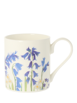 bluebellgray Bluebells Bone China Mug, 300ml, Blue, 
