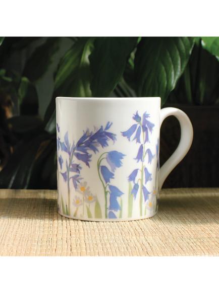 bluebellgray Bluebells Bone China Mug, 300ml, Blue - view 2, 