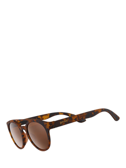 goodr Unisex Artifacts Not Artifeelings Oval Sunglasses, Brown - view 2, Brown