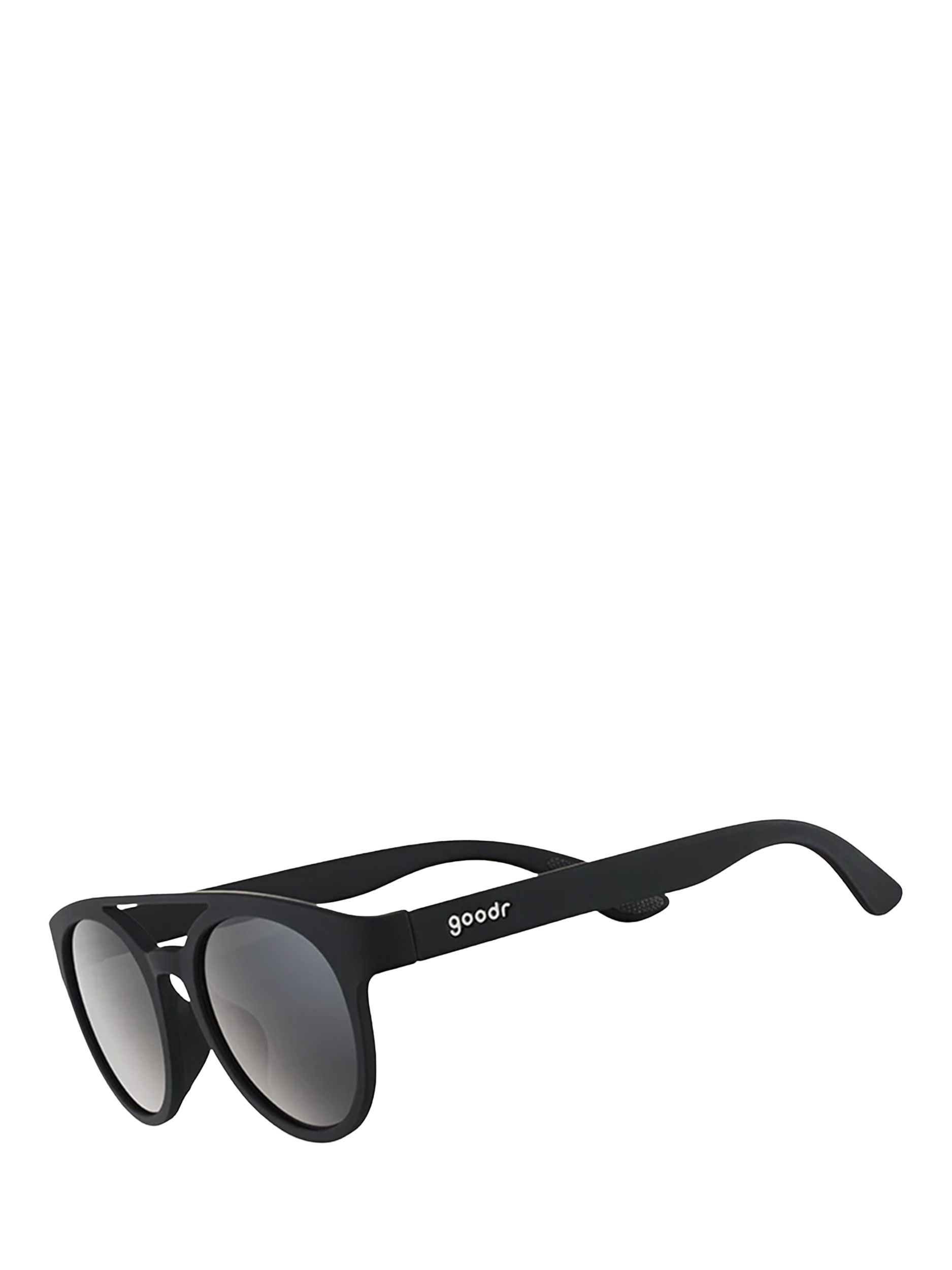Product image 2 of 5, which shows goodr Unisex Professor Sunglasses, Black