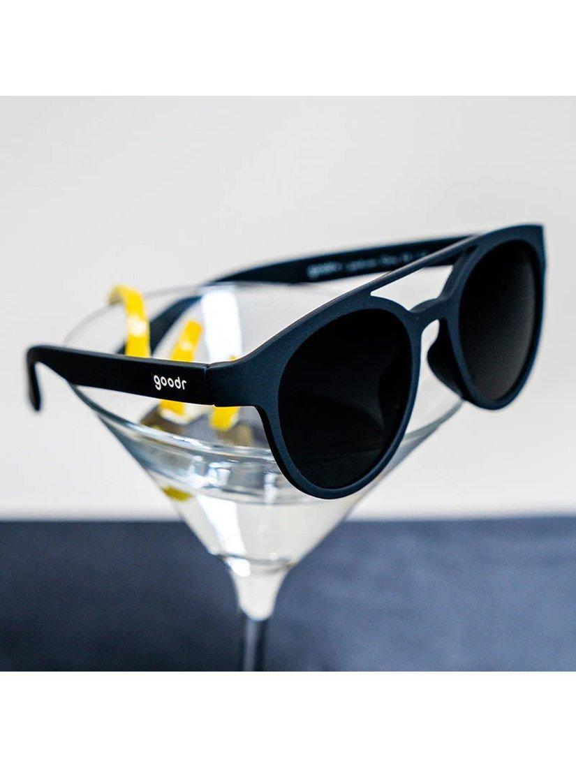 Product image 3 of 5, which shows goodr Unisex Professor Sunglasses, Black