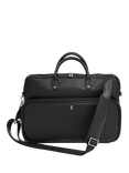Stackers Faux Leather Laptop Bag, Black