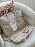 Stackers Faux Leather Laptop Bag, Oatmeal