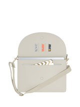 Stackers Slim Faux Leather Laptop Sleeve Bag, Oatmeal