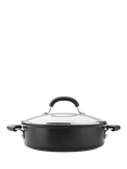 Circulon Total Hard Anodised Aluminium Non-Stick Saute Pan & Lid, 28cm