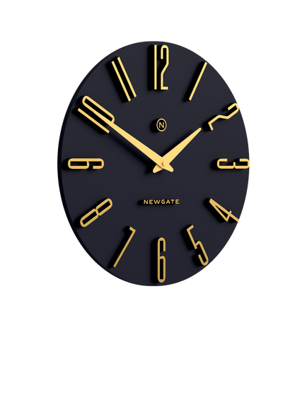 Newgate Clocks Empire Wall Clock, Petrol Blue - view 2, Petrol Blue