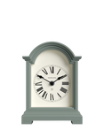 Newgate Clocks Fillmore Roman Numeral Analogue Mantel Clock, Asparagus Green