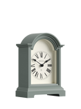 Newgate Clocks Fillmore Roman Numeral Analogue Mantel Clock, Asparagus Green