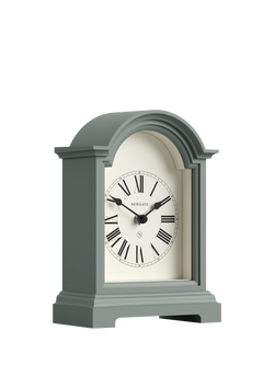 Newgate Clocks Fillmore Roman Numeral Analogue Mantel Clock, Asparagus Green - view 2, Asparagus Green
