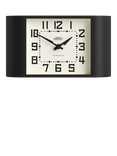 Newgate Clocks Mini Metro Analogue Mantel Clock, Black