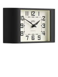 Newgate Clocks Mini Metro Analogue Mantel Clock, Black