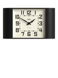 Newgate Clocks Metro Square Dial Analogue Wall Clock, Black